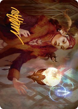 Misfortune Teller Art Card - Gold Stamped Signature