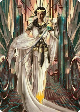 Elspeth Resplendent Art Card - Gold Stamped