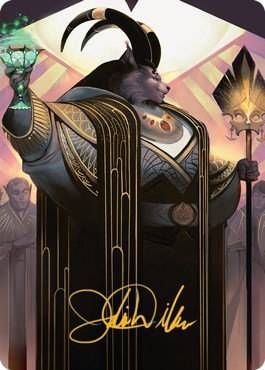 Jetmir, Nexus of Revels Art Card - Gold Stamped Signature