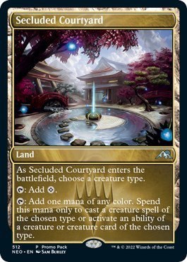 Secluded Courtyard - Foil