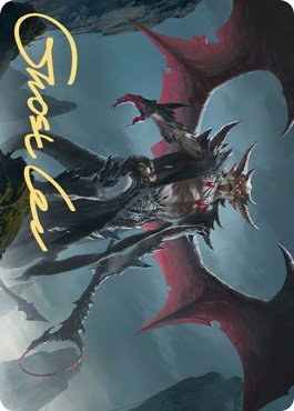 Taborax, Hope's Demise Art Card - Gold Stamped Signature