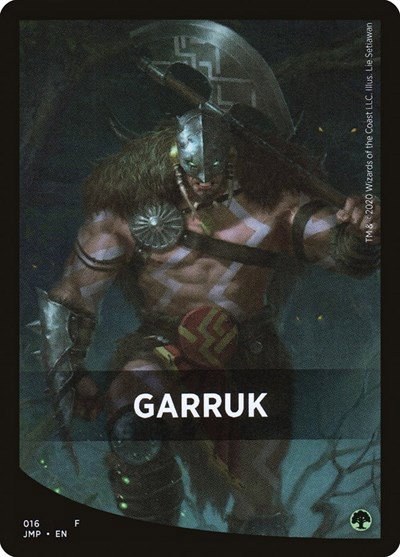 Garruk Theme Card - Normal Garruk Theme Card