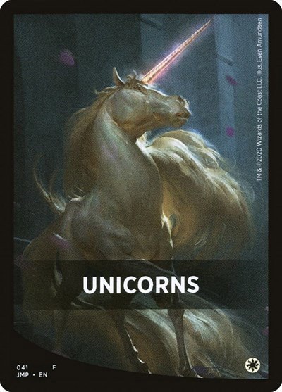 Unicorns Theme Card - Normal Unicorns Theme Card