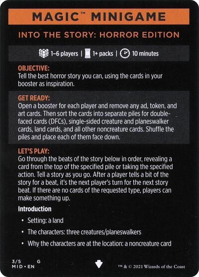 Magic Minigame: Into the Story: Horror Edition - Normal Magic Minigame Into The