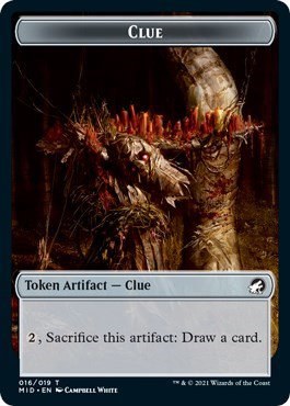 Clue // Beast Double-Sided Token