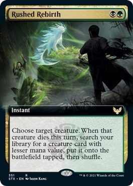 Rushed Rebirth - Foil