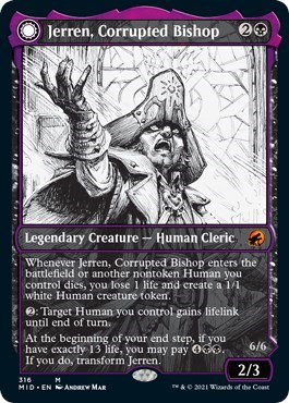 Jerren, Corrupted Bishop - Foil