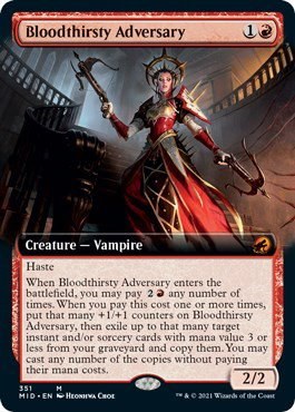 Bloodthirsty Adversary - Foil
