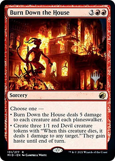 Burn Down the House - Foil