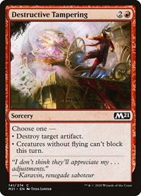 Destructive Tampering - Foil