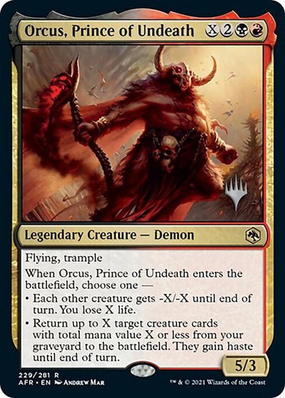Orcus, Prince of Undeath - Foil