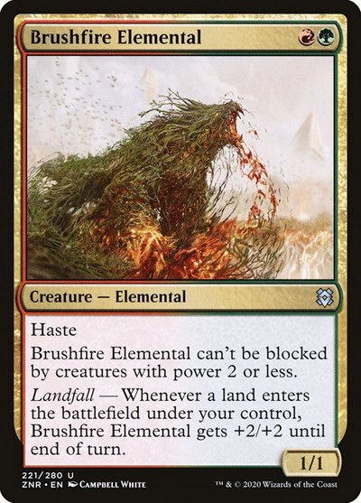 Brushfire Elemental - Foil