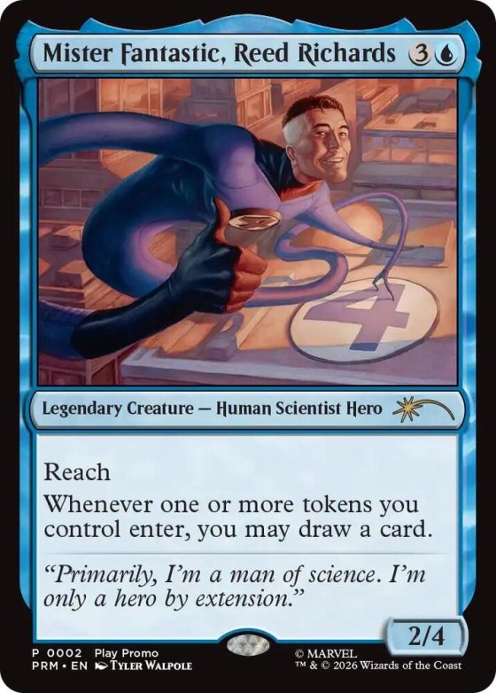 Mister Fantastic, Reed Richards - Foil Mister Fantastic Reed Ric