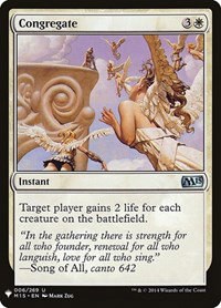Congregate - M15