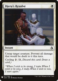 Djeru's Resolve - Normal Djeru S Resolve