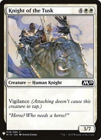 Knight of the Tusk - Normal Knight Of The Tusk