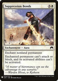 Suppression Bonds - Normal Suppression Bonds