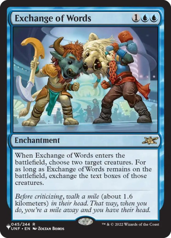 Exchange of Words - Normal Exchange Of Words