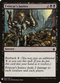 Evincar's Justice - Normal Evincar S Justice