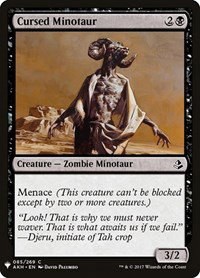 Cursed Minotaur - Normal Cursed Minotaur