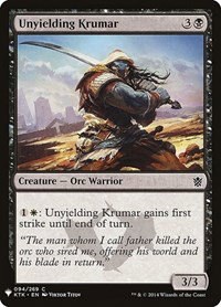 Unyielding Krumar - Normal Unyielding Krumar