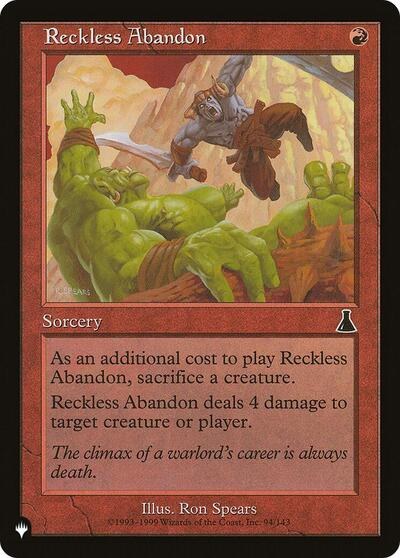 Reckless Abandon - Normal Reckless Abandon