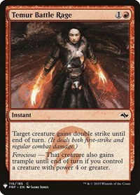 Temur Battle Rage - Frf
