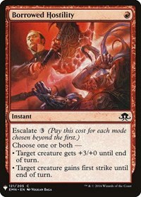 Borrowed Hostility - Normal Borrowed Hostility