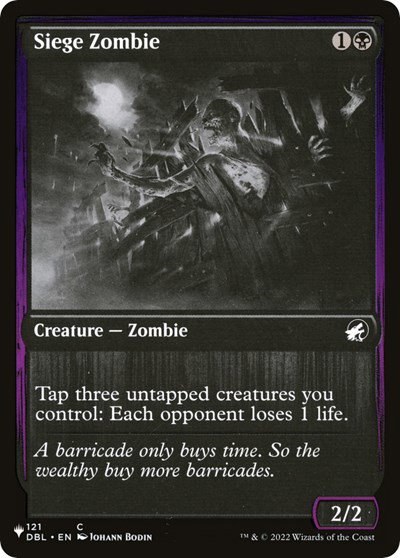 Siege Zombie - Normal Siege Zombie