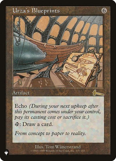 Urza's Blueprints - Normal Urza S Blueprints