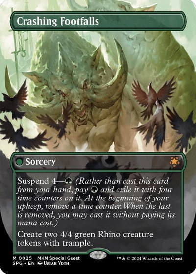 Crashing Footfalls - Foil