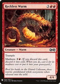 Reckless Wurm - Normal Reckless Wurm