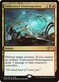 Unlicensed Disintegration - Foil Unlicensed Disintegration