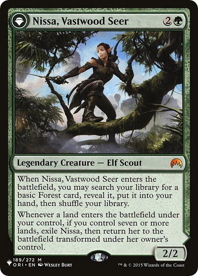 Nissa, Vastwood Seer - Normal Nissa Vastwood Seer
