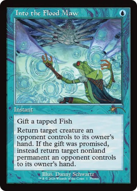 Into the Flood Maw - Retro Frame Foil Into The Floo