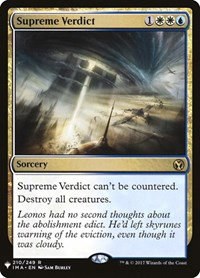 Supreme Verdict - Normal Supreme Verdict