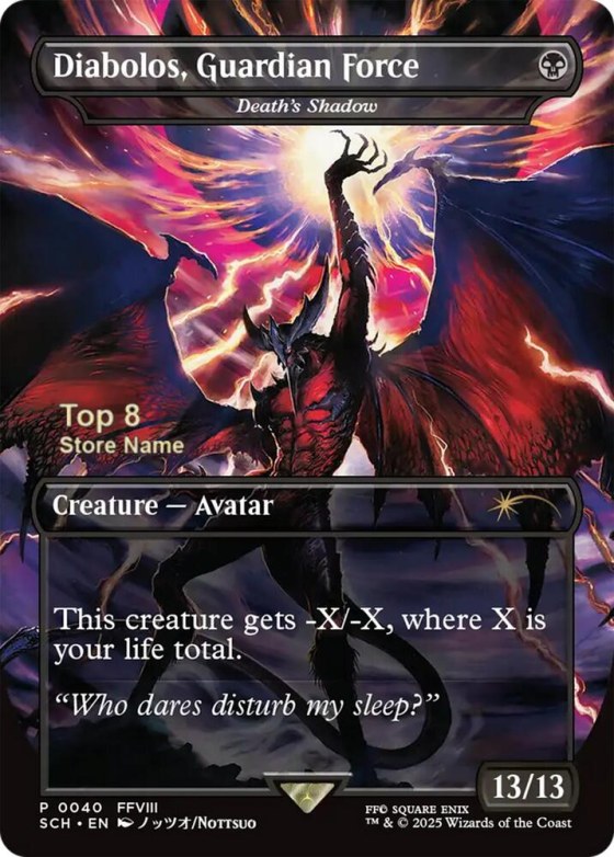 Diabolos, Guardian Force - Death's Shadow - Top 8