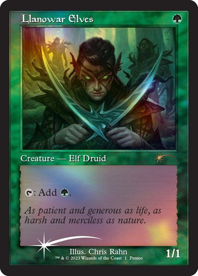 Llanowar Elves - Retro Frame Llanowar Elves
