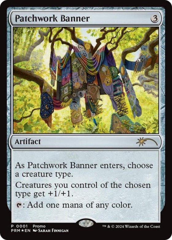 Patchwork Banner - Foil Patchwork Banner
