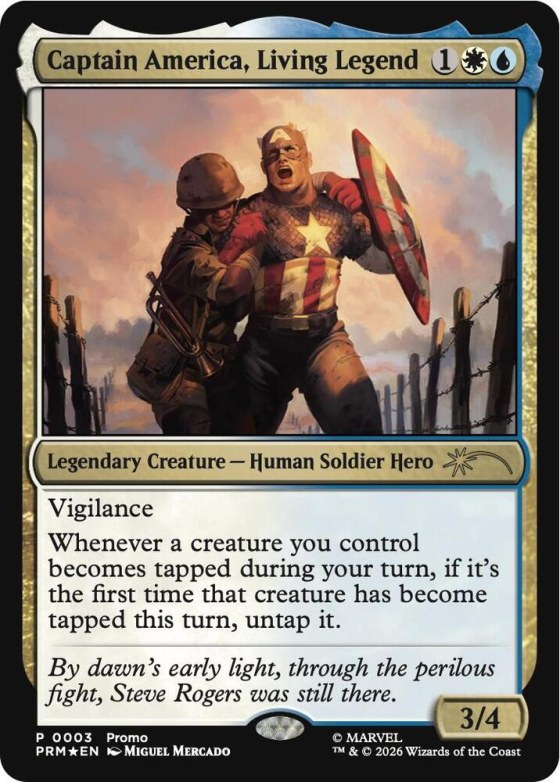 Captain America, Living Legend - Foil Captain America Living Le