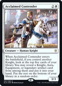Acclaimed Contender - Foil Acclaimed Contender
