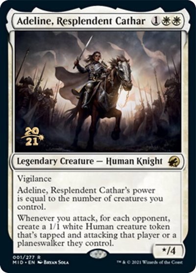 Adeline, Resplendent Cathar - Foil Adeline Resplendent Catha