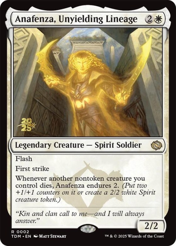 Anafenza, Unyielding Lineage - Foil Anafenza Unyielding Linea
