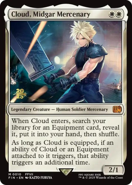 Cloud, Midgar Mercenary - Foil Cloud Midgar Mercenary