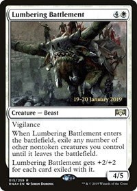 Lumbering Battlement - Foil Lumbering Battlement