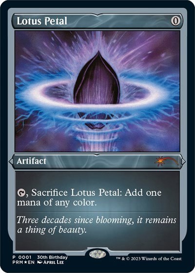 Lotus Petal - Foil Etched