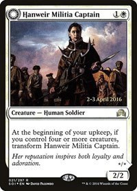 Hanweir Militia Captain - Foil Hanweir Militia Captain