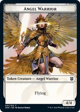 Angel Warrior // Shark Double-Sided Token