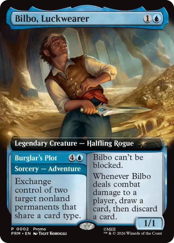 Bilbo, Luckwearer - Extended Art Foil