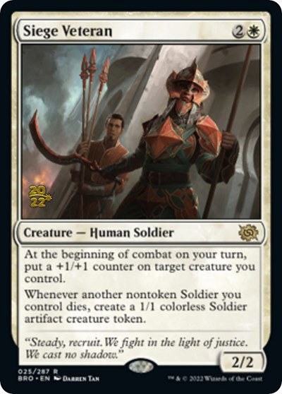 Siege Veteran - Foil Siege Veteran